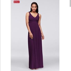 David’s Bridal Plum Dress
